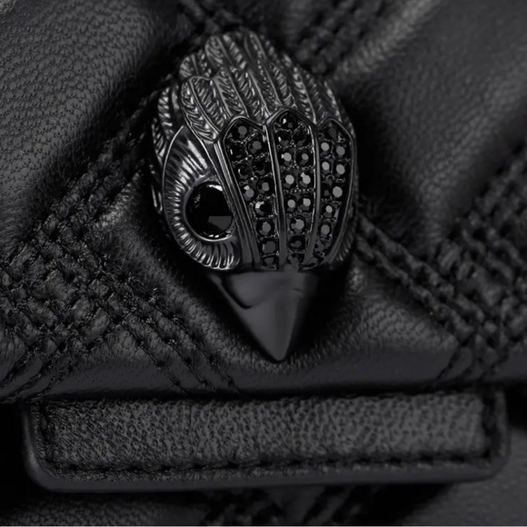 Kurt Geiger Black on Black London Kensington 17 Drench Leather Bag 🖤 - Picture 4 of 15